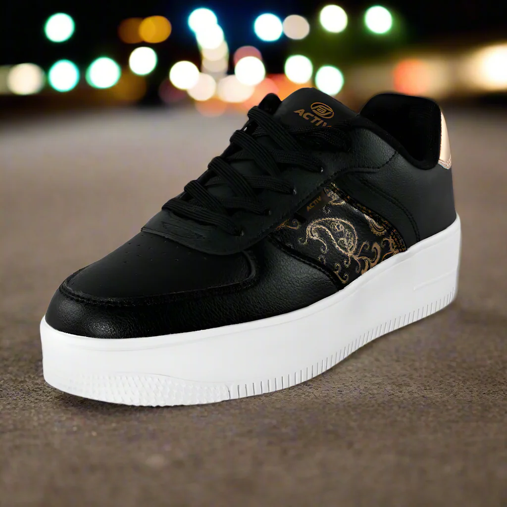 ACTIV AIRFORCE SHOES - BLACK