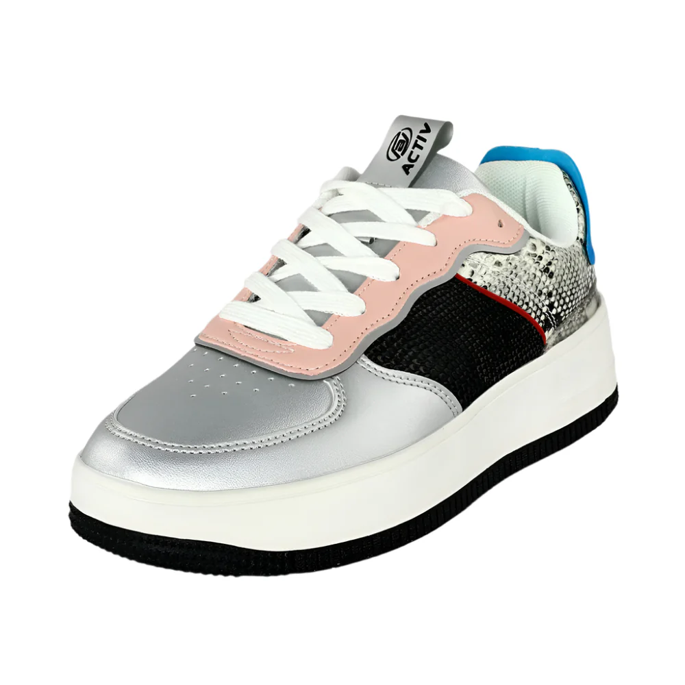 ACTIV AIRFORCE SHOES - SILVER - Image 3