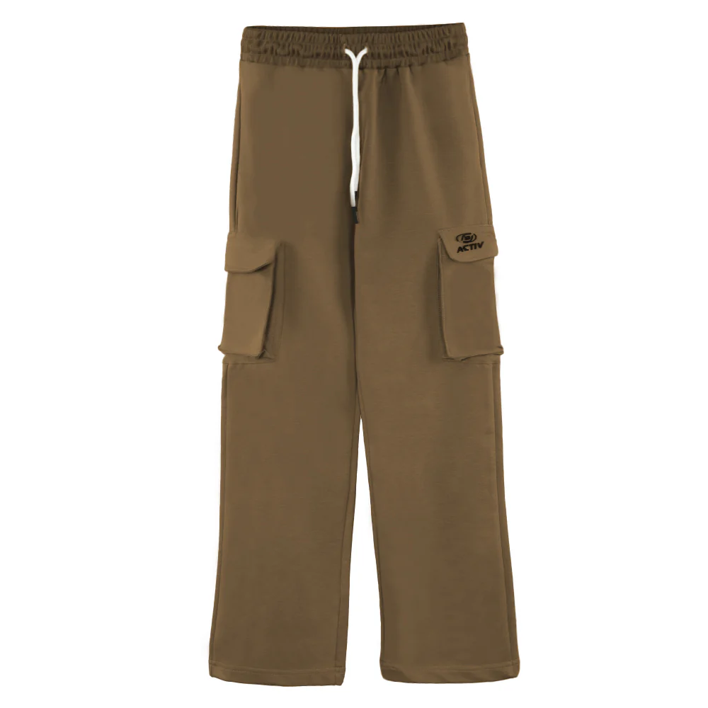 ACTIV BASIC BAGGY SWEATPANTS - BROWN - Image 2