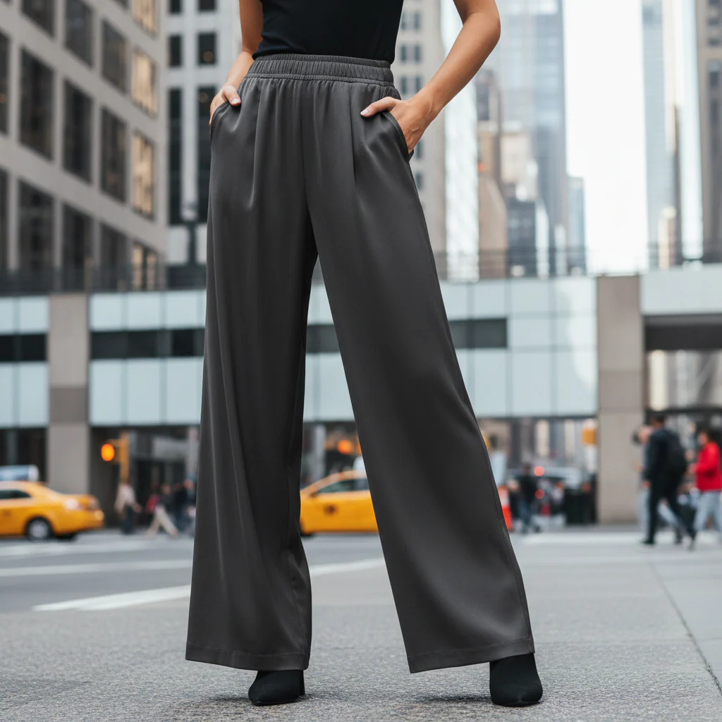 ACTIV BASIC CASUAL PANTS - BROWN