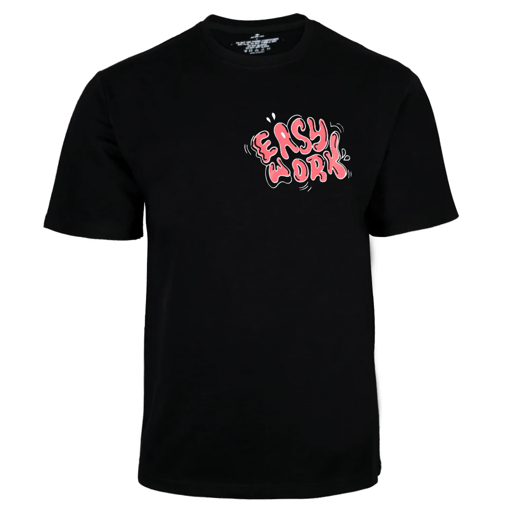 ACTIV GRAPHIC R.NECK T-SHIRT - BLACK - Image 2