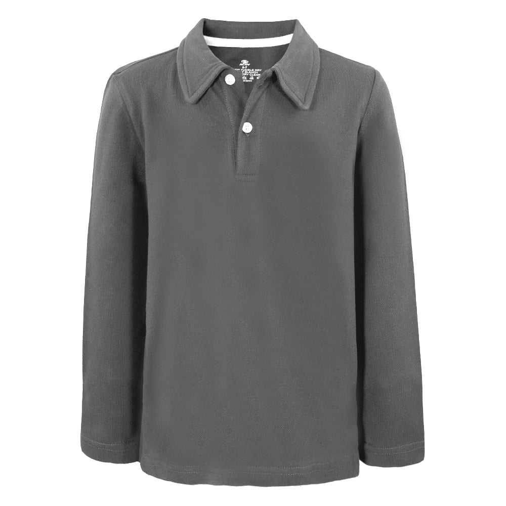 ACTIV BASIC SCHOOL POLO - D.GREY - Image 2