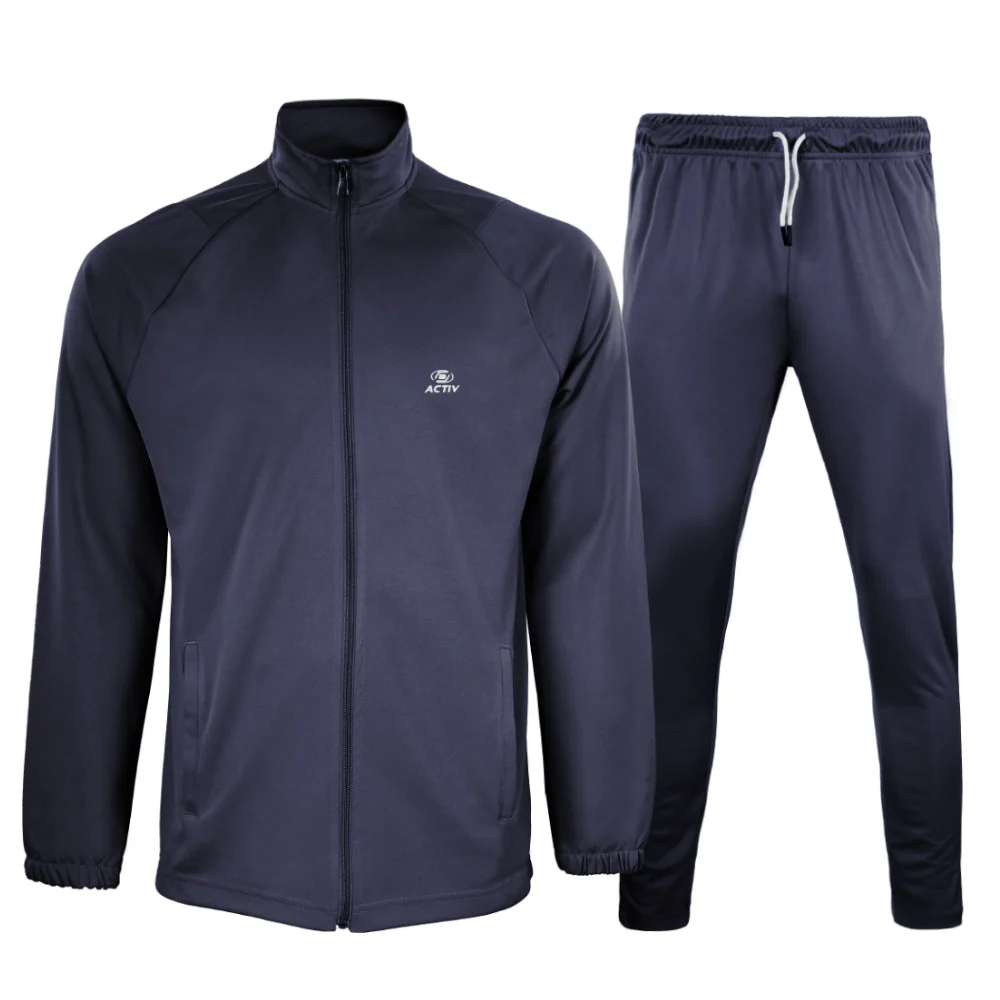 ACTIV BASIC ZIPPER TRACKSUIT - NAVY - Image 2