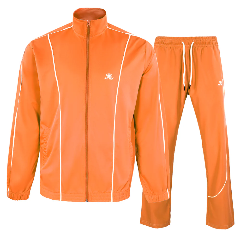 ACTIV BASIC ZIPPER TRACKSUIT -ORANGE - Image 2