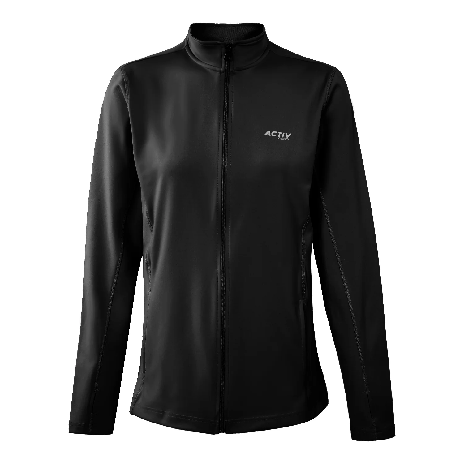 ACTIV BASIC ZIPPER TRACKTOP - BLACK - Image 2