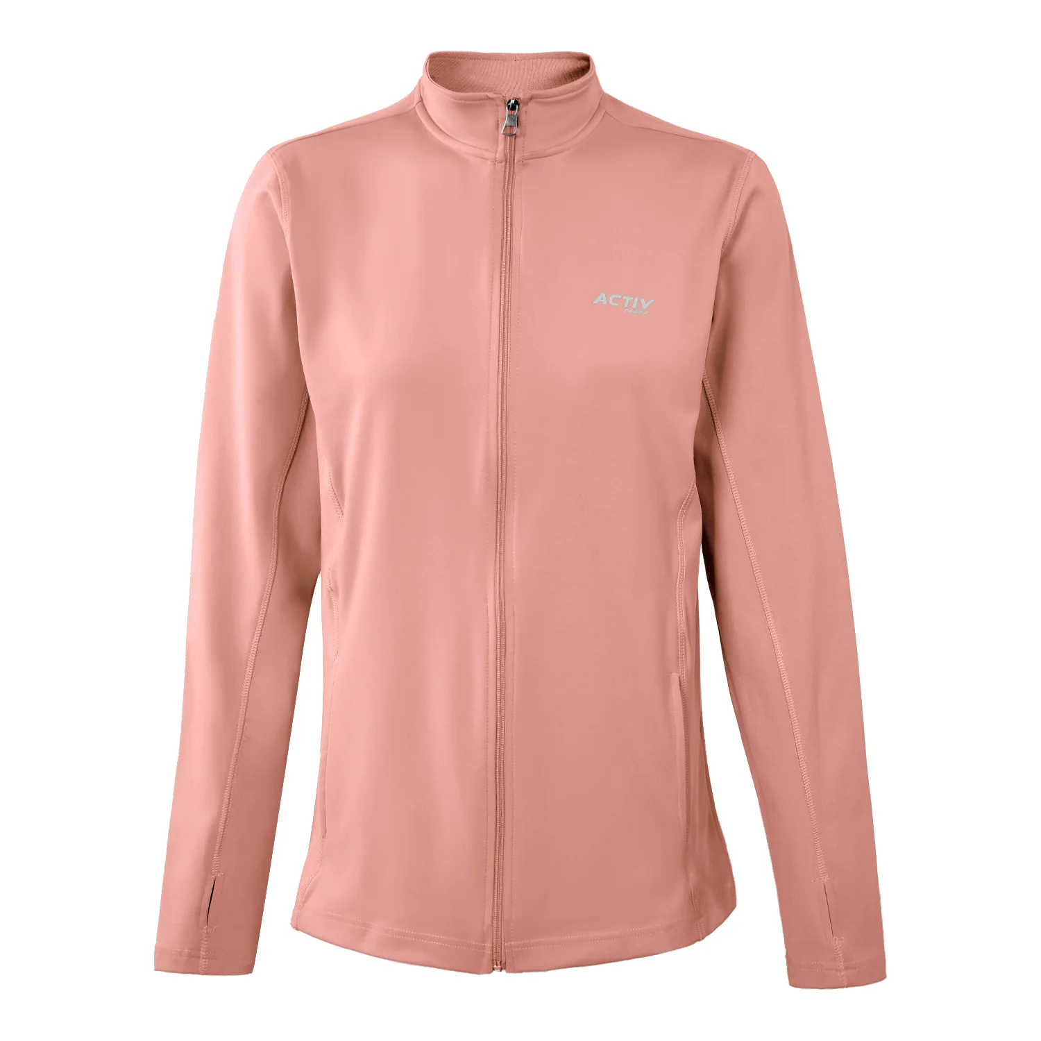 ACTIV BASIC ZIPPER TRACKTOP - PINK - Image 2