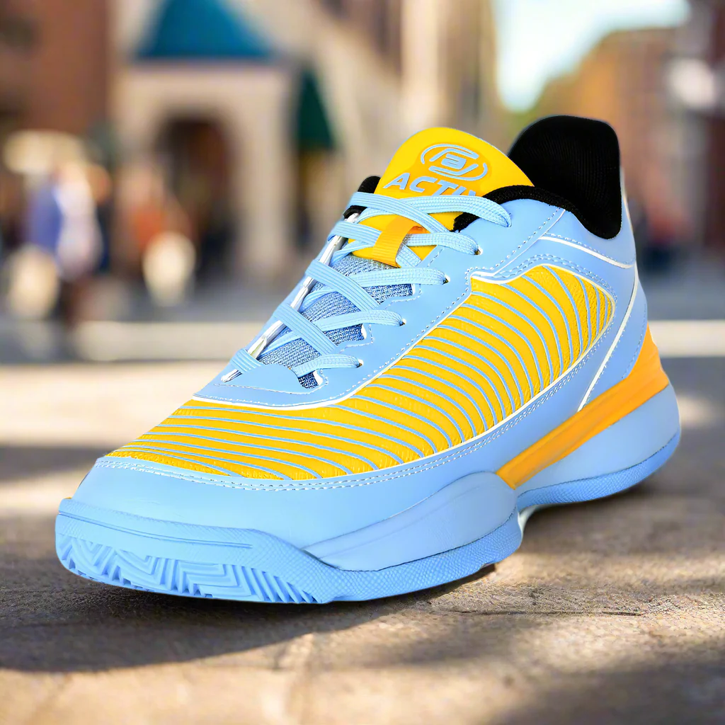ACTIV BASKETBALL SHOES - BABYBLUE*YELLOW