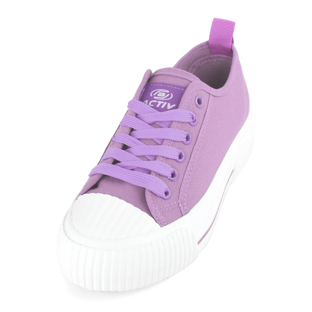 ACTIV CANVAS SHOES - PURPLE - Image 3
