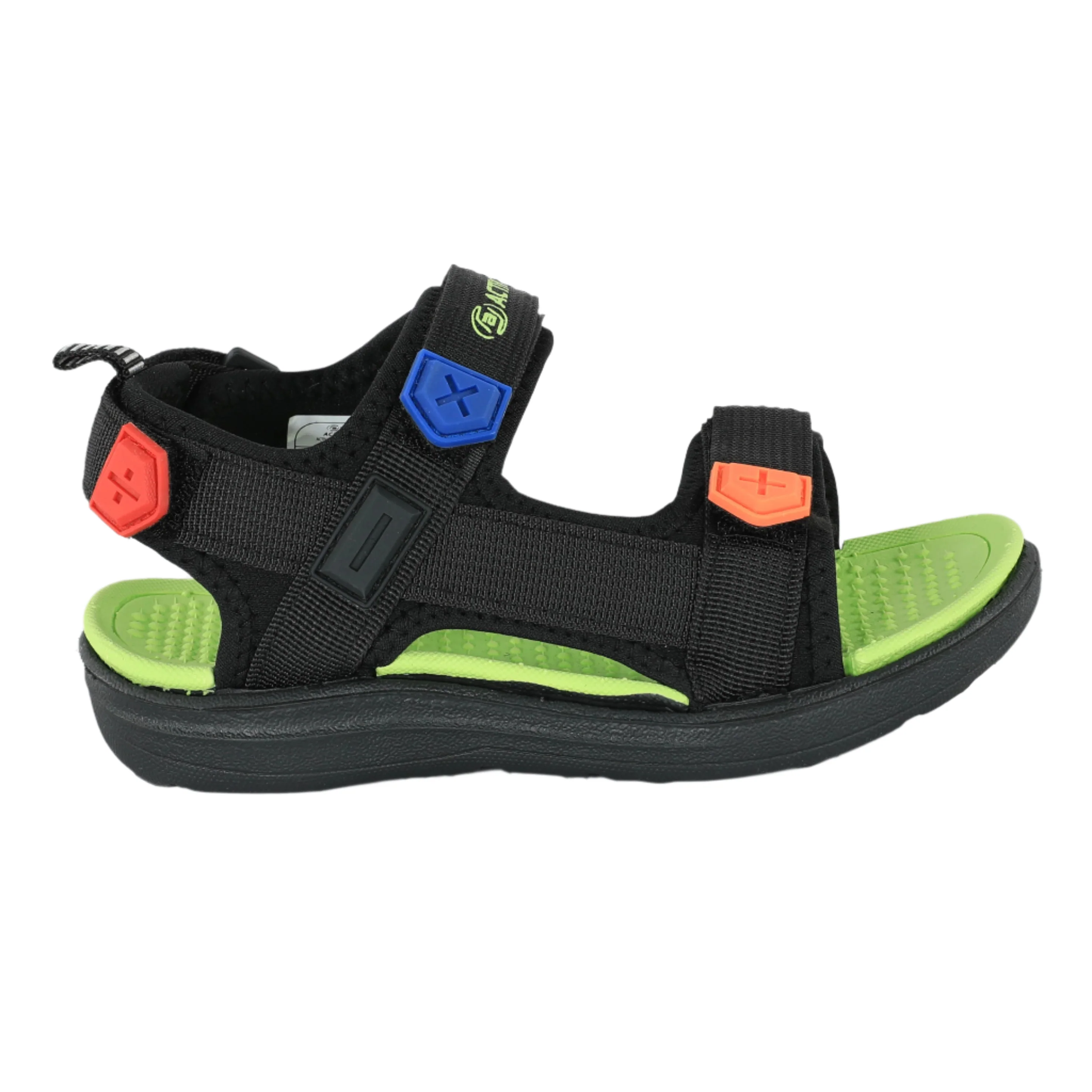 ACTIV CASUAL SANDAL- BLACK - Image 2