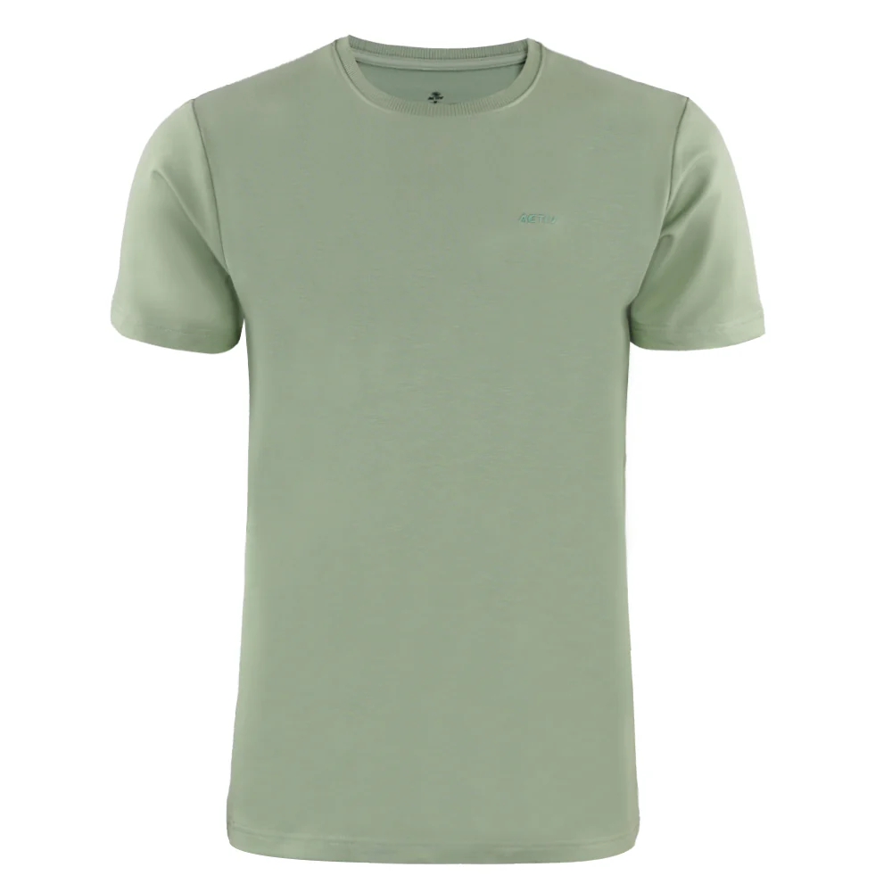 ACTIV EMB R.NECK T-SHIRT - MINTGREN - Image 2