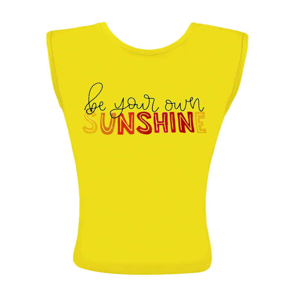 ACTIV GRAPHIC CUT T-SHIRT - YELLOW