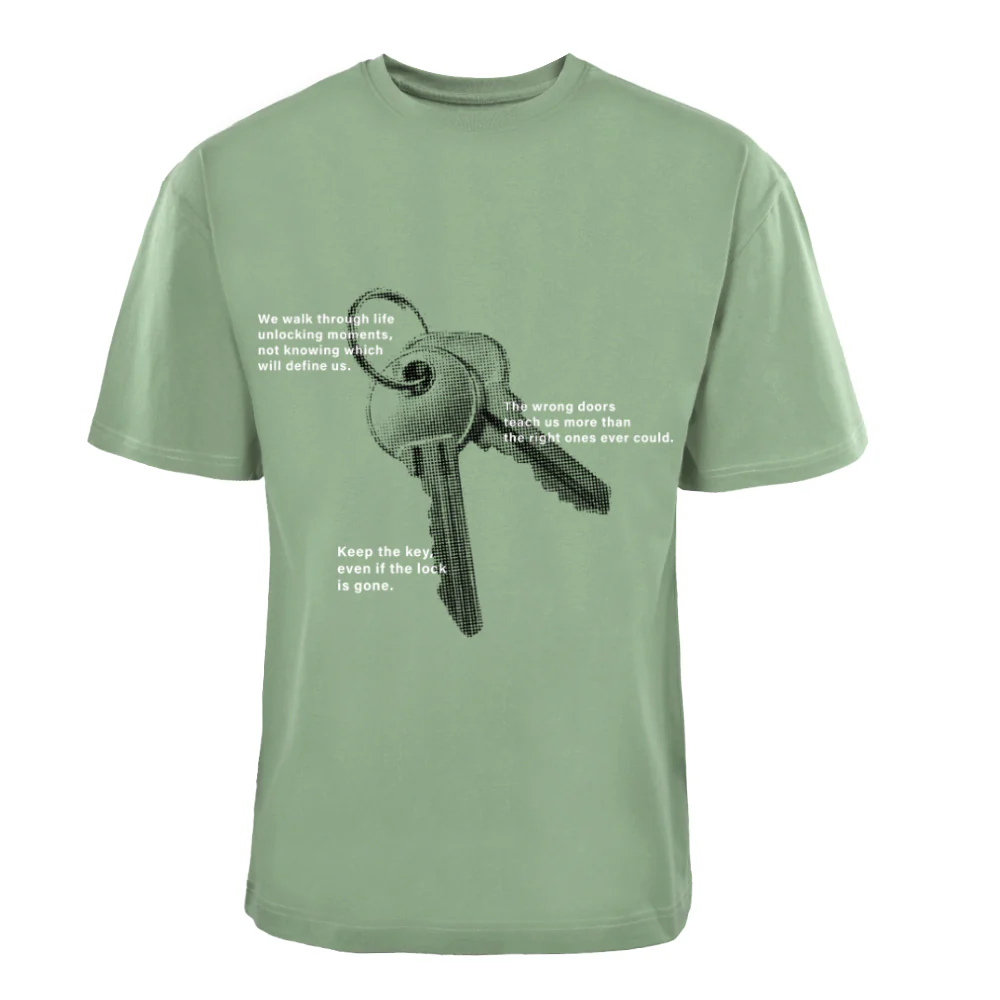 ACTIV GRAPHIC R.NECK -OVRSIZE T-SHIRT - MINT - Image 2