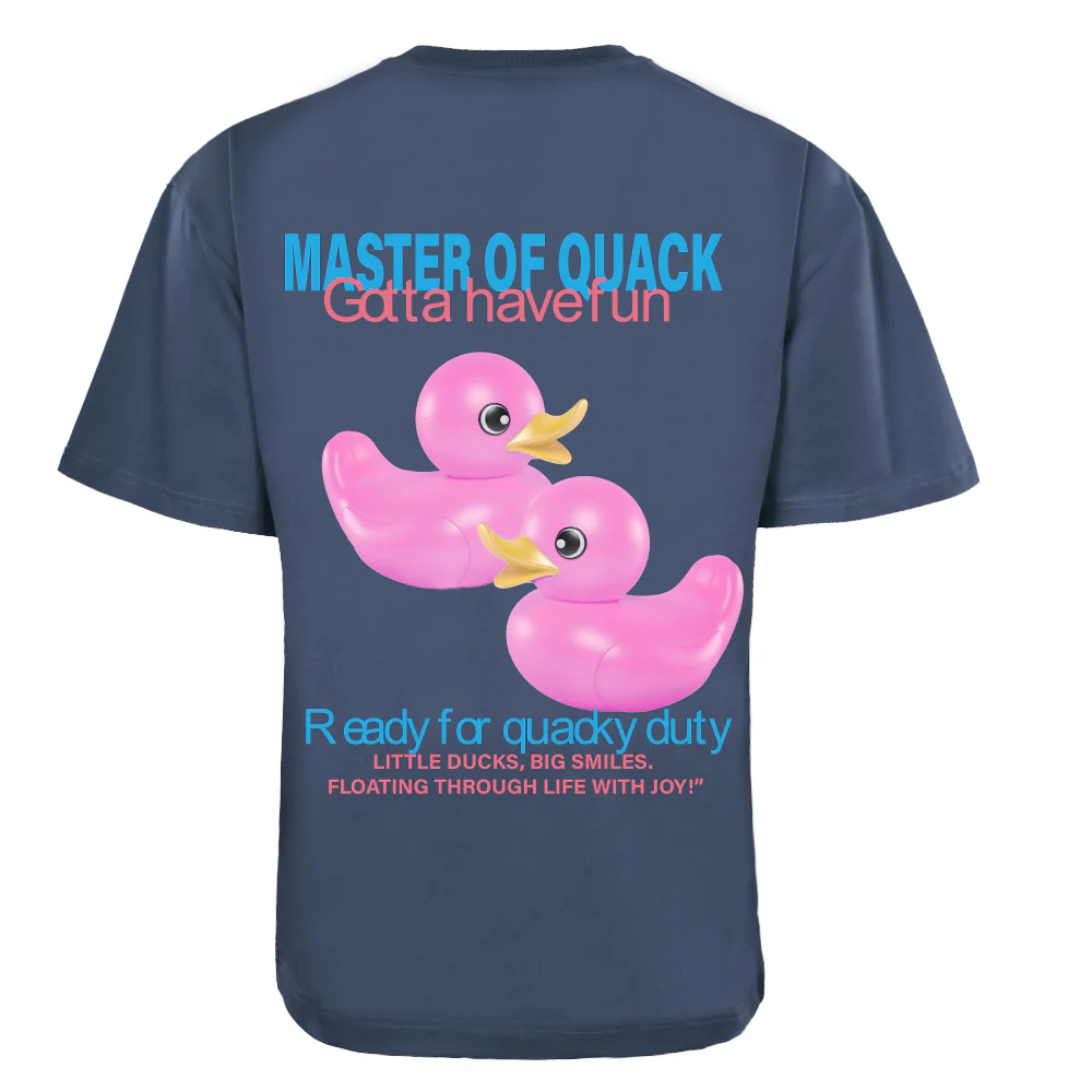 ACTIV GRAPHIC R.NECK -OVRSIZE T-SHIRT - NAVY - Image 5