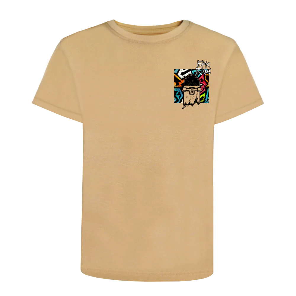 ACTIV GRAPHIC R.NECK T-SHIRT - BEIGE - Image 3