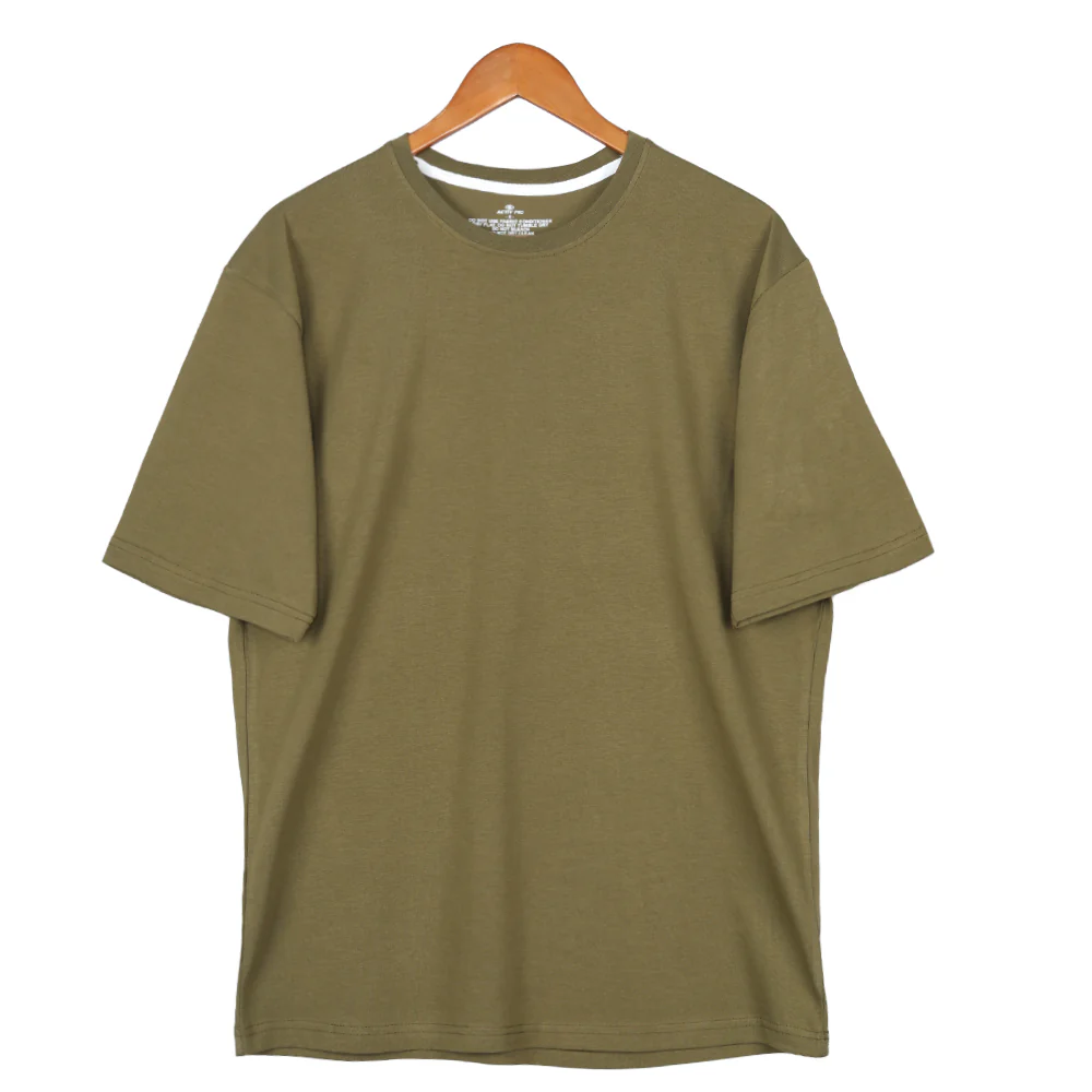 ACTIV GRAPHIC R.NECK T-SHIRT - KHAKI - Image 8