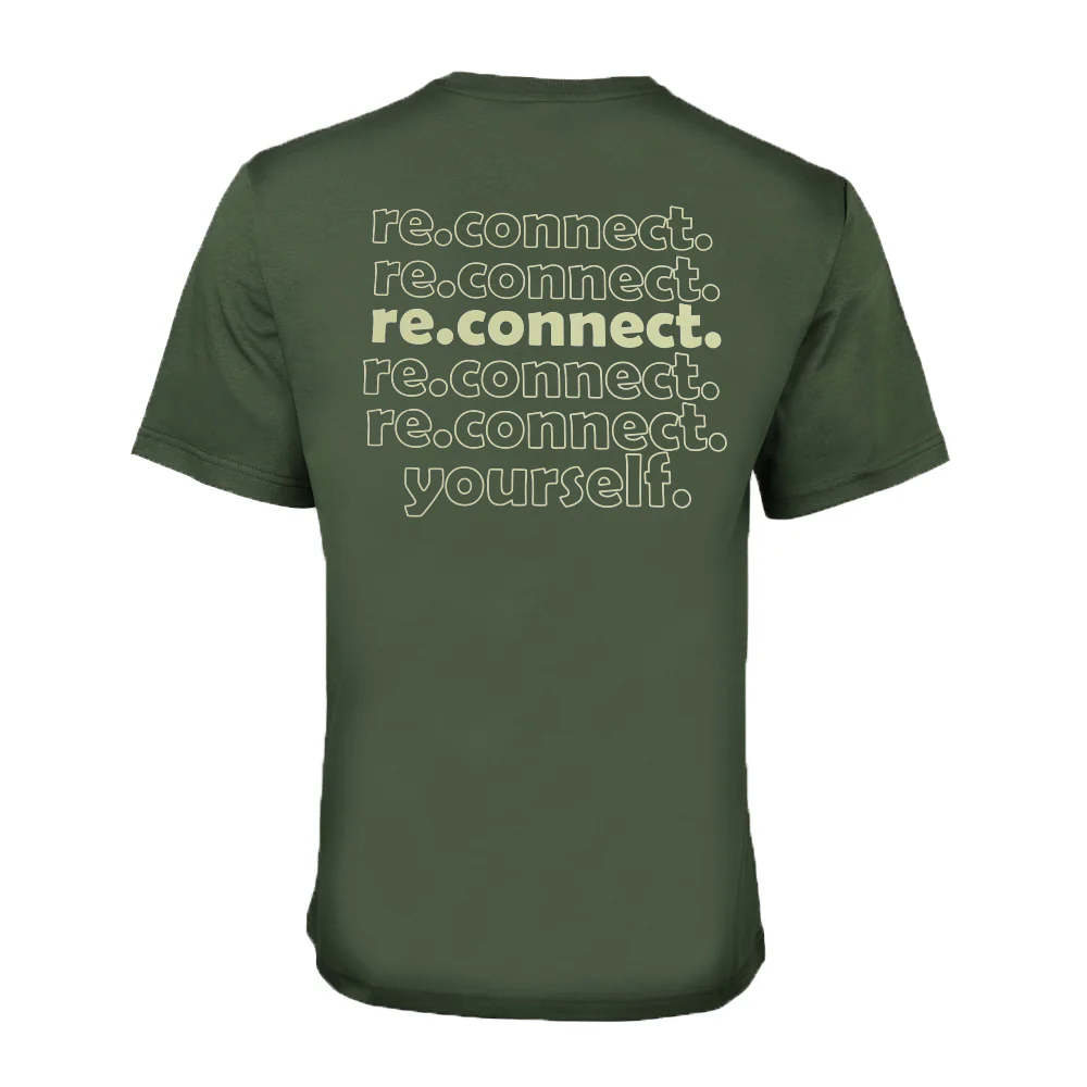 ACTIV GRAPHIC R.NECK T-SHIRT -  OLIVE - Image 3