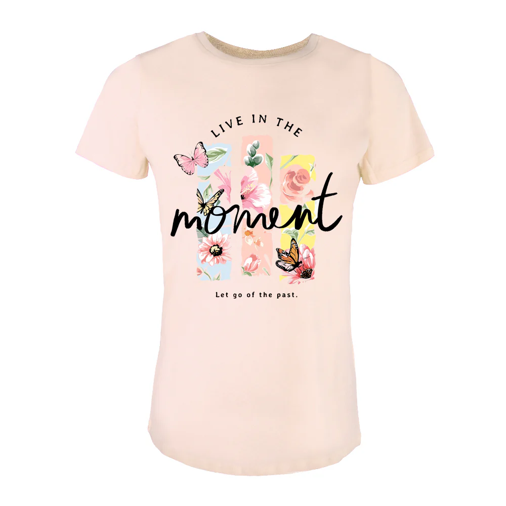 ACTIV GRAPHIC R.NECK T-SHIRT - ROSE