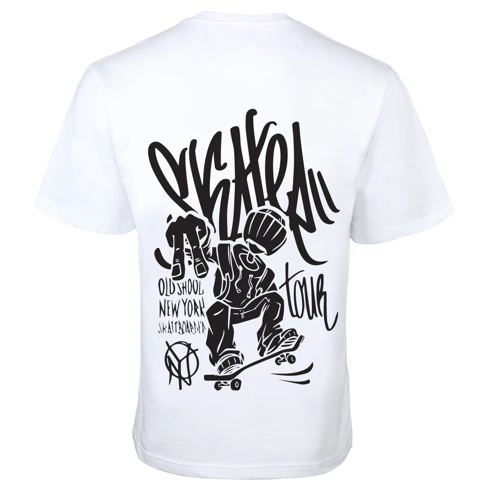 ACTIV GRAPHIC R.NECK T-SHIRT - WHITE - Image 3
