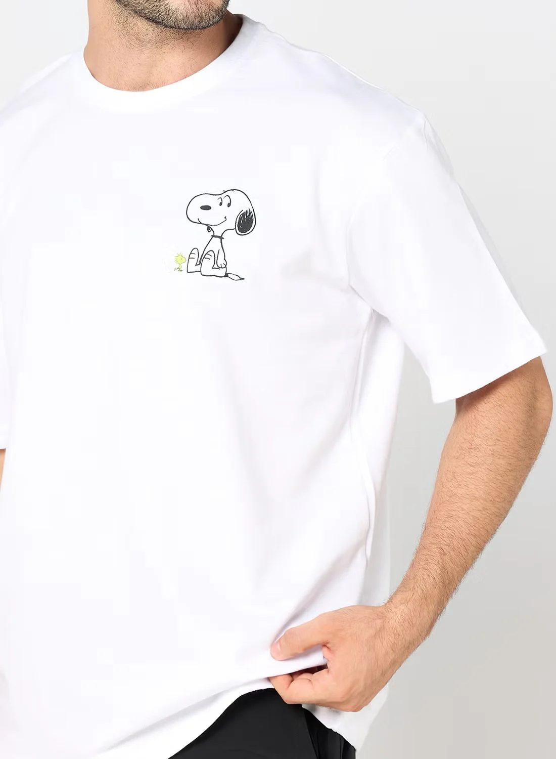 ACTIV GRAPHIC R.NECK T-SHIRT - WHITE - Image 6