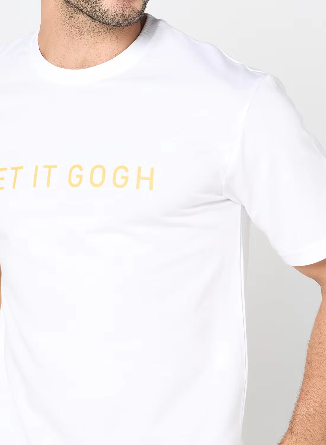 ACTIV GRAPHIC R.NECK T-SHIRT - WHITE - Image 3