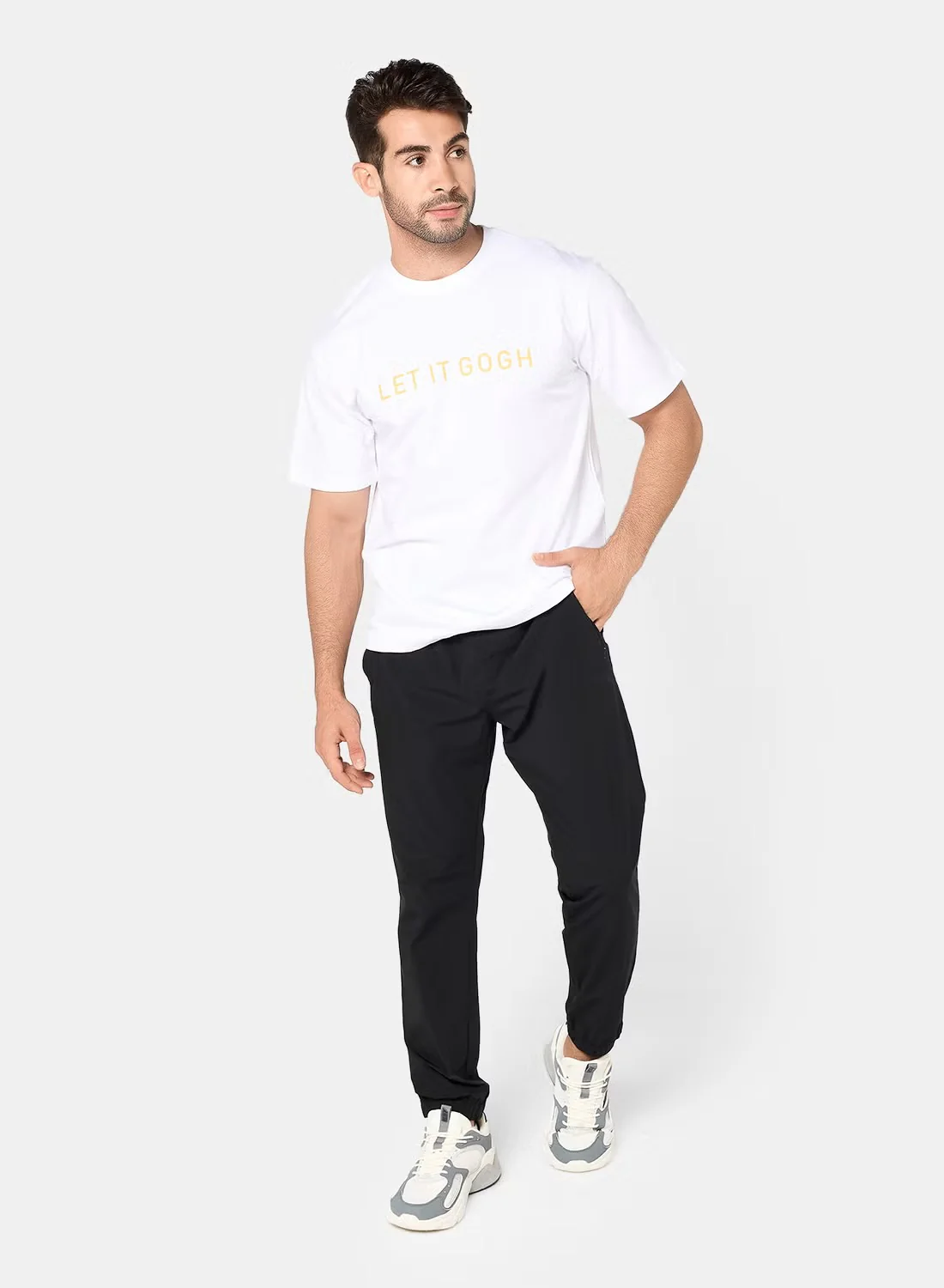ACTIV GRAPHIC R.NECK T-SHIRT - WHITE - Image 4