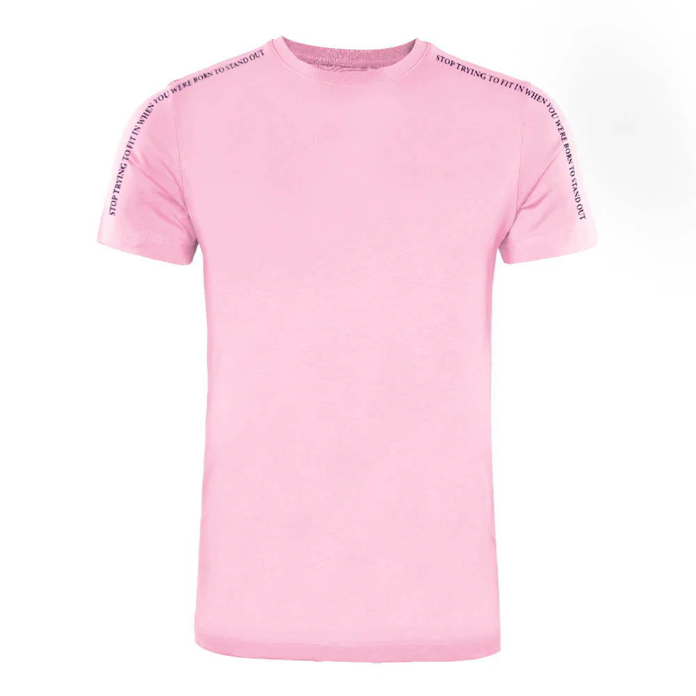 ACTIV PRINT R.NECK T-SHIRT - ROSE