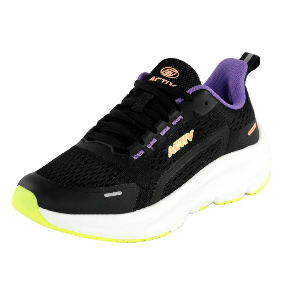 ACTIV RUNNING SHOES - BLACK - Image 3