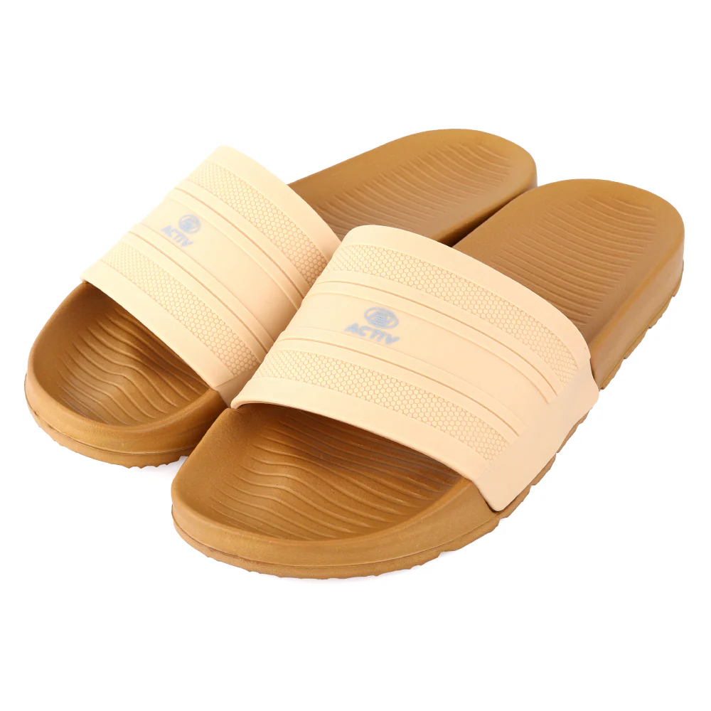 ACTIV SLIDE SLIPPER - BEIGE