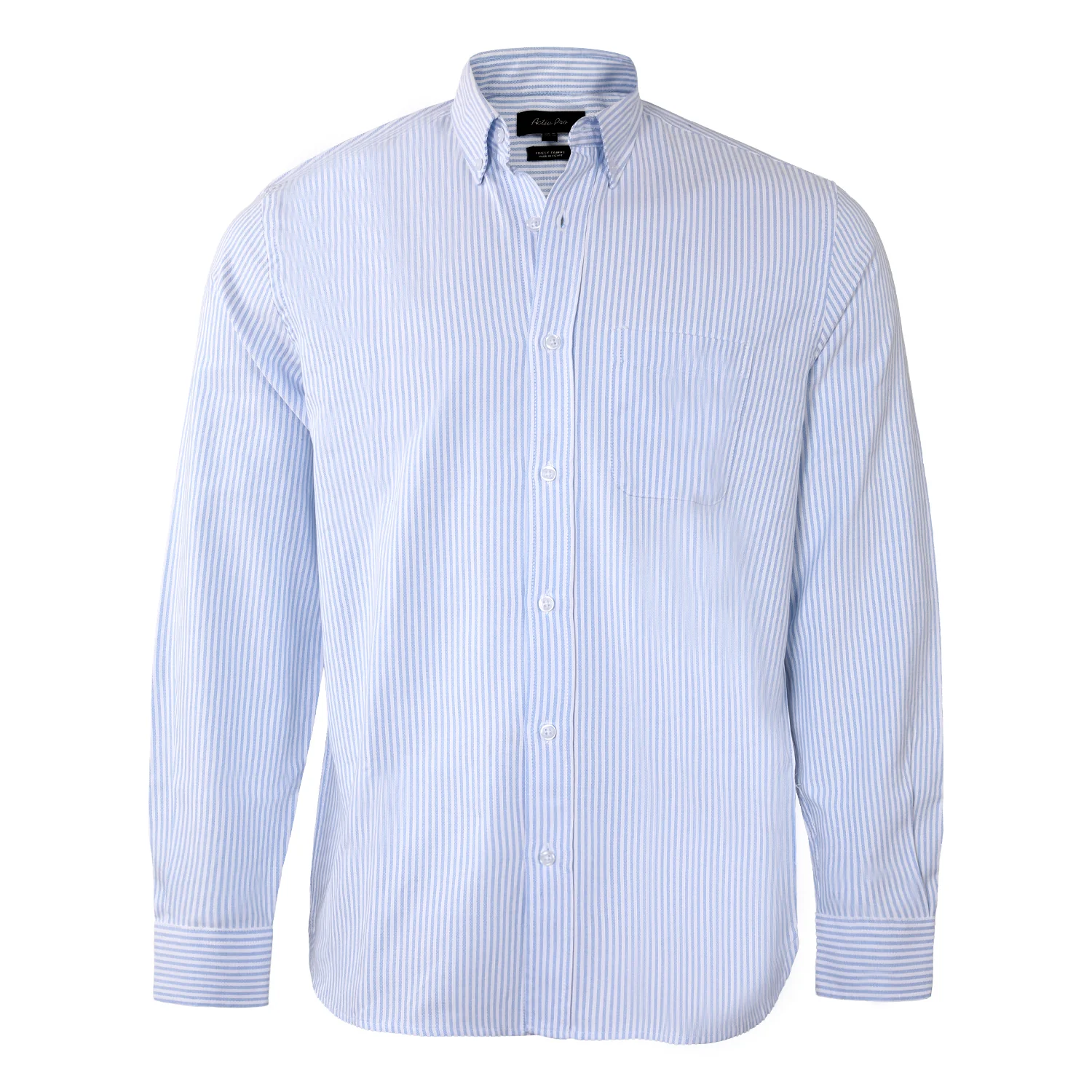 ACTIV STRIPPED L.S SHIRT - SKYBLUE - Image 2
