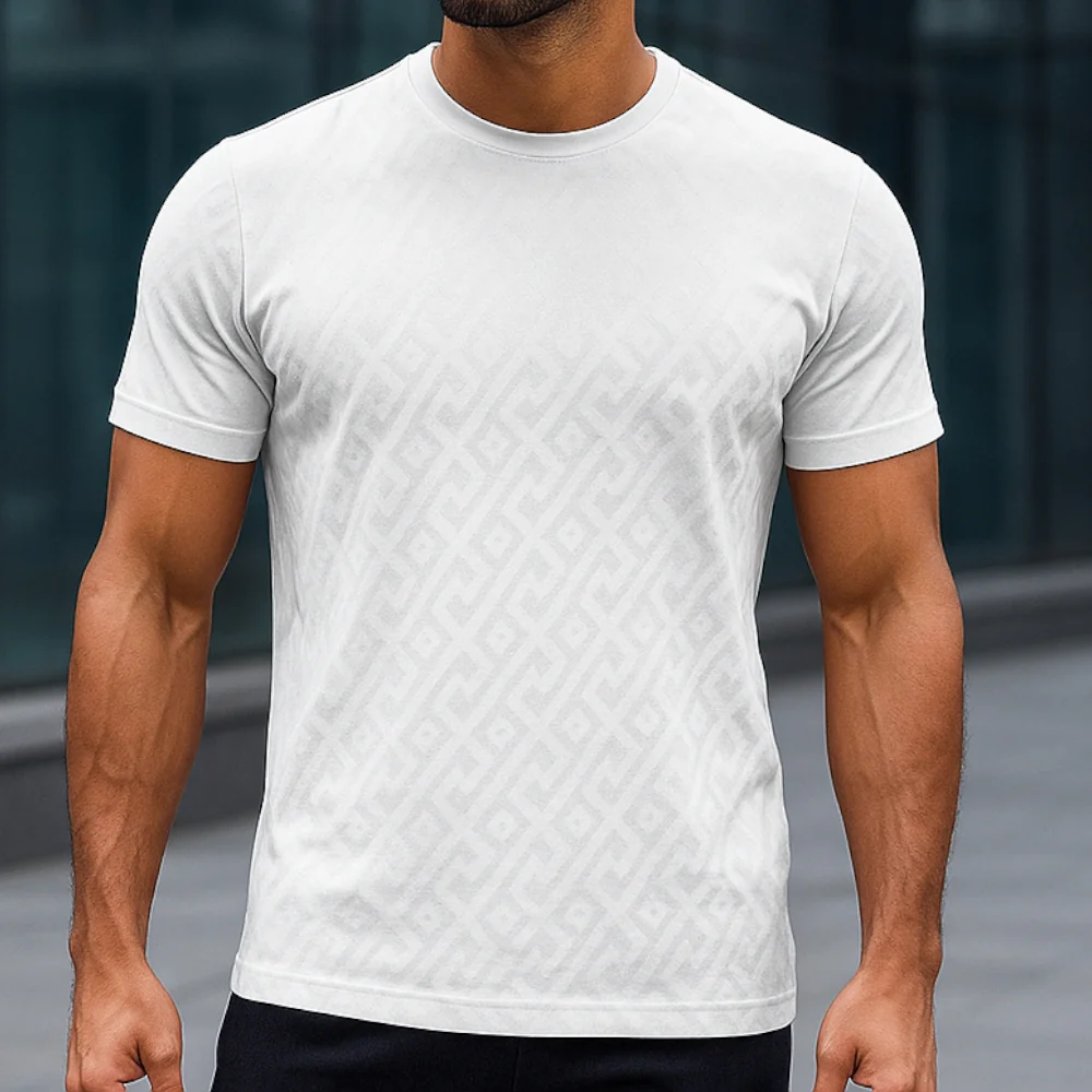 ACTIV TRANSFER R.NECK T-SHIRT - WHITE