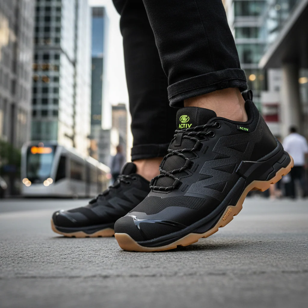 ACTIV TREKKING SHOES - BLACK