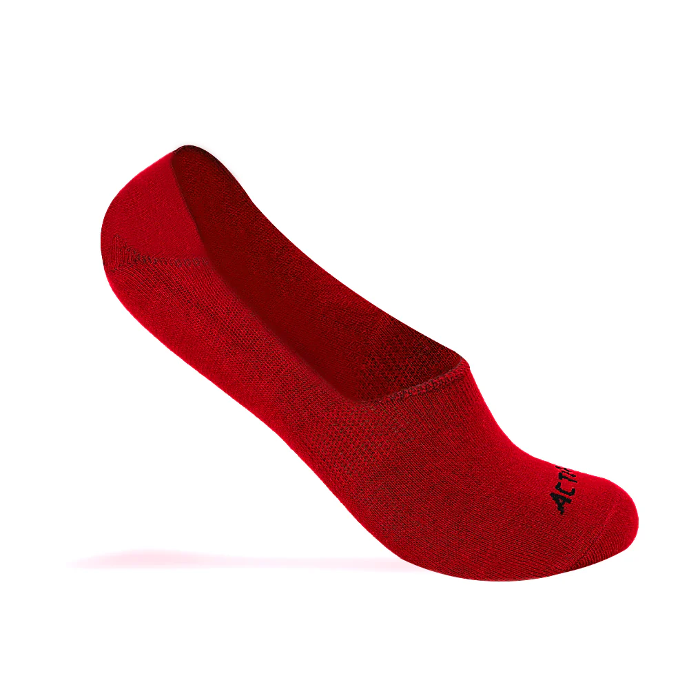 ACTIV WOMEN BALLERINA SOCKS - RED - Image 2