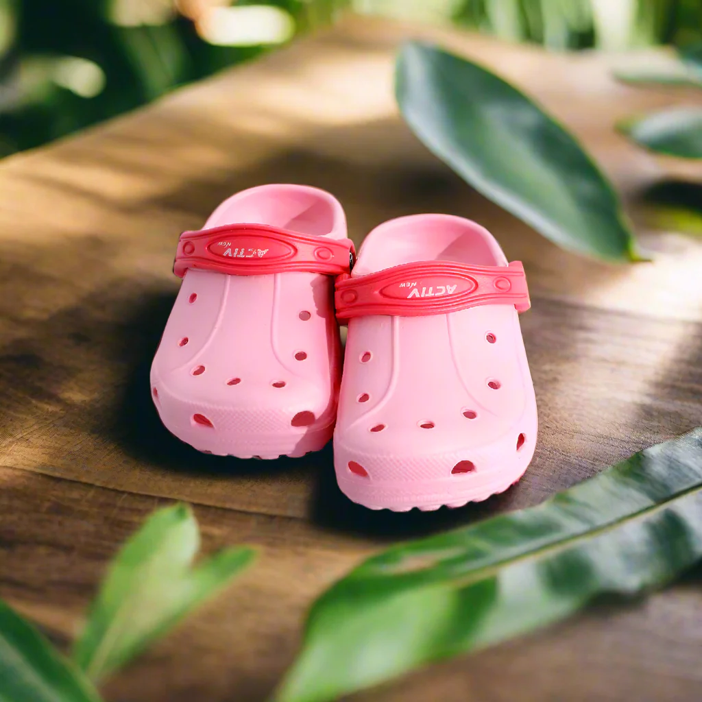 ACTIVNEW BOYS CLOGS - PINK - Image 3