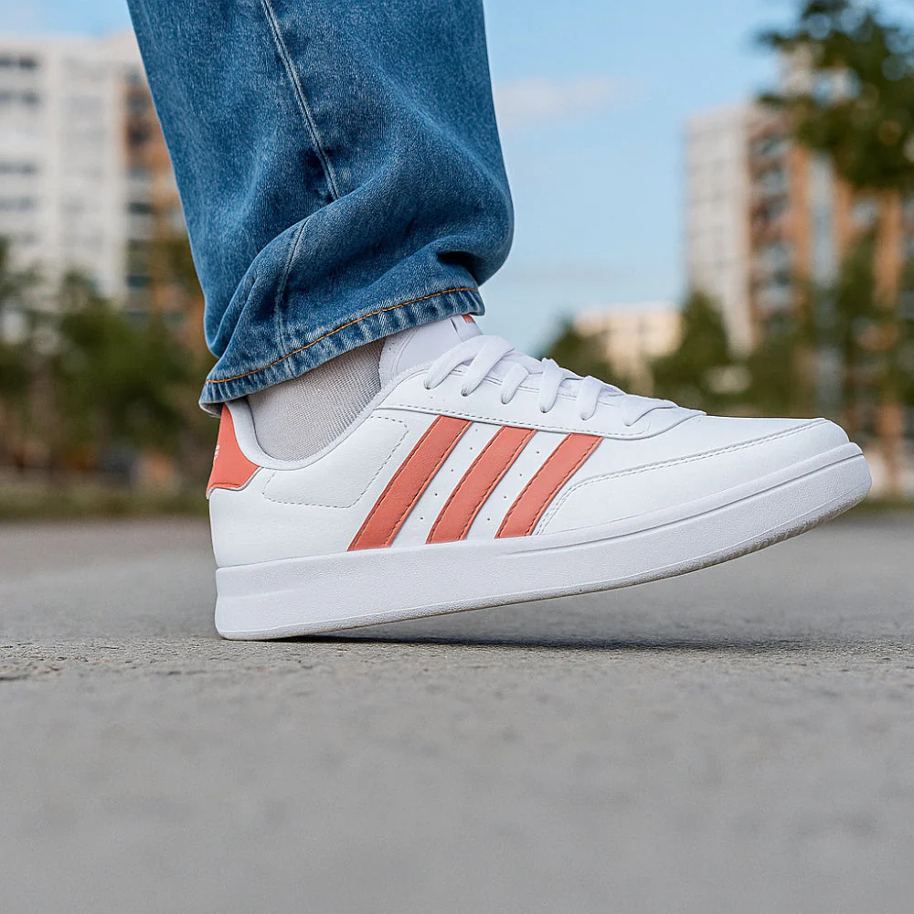 ADIDAS BREAKNET 2.0 SHOES - WHITE