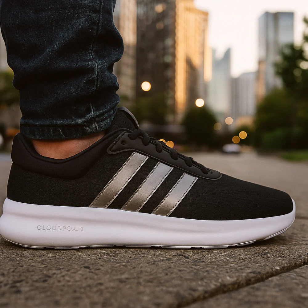 ADIDAS LITE RACER 4.0 SHOES -CBLACK