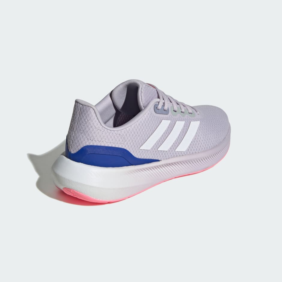 ADIDAS RUNFALCON RUNNING SHOES  - Black* White*Black - Image 10