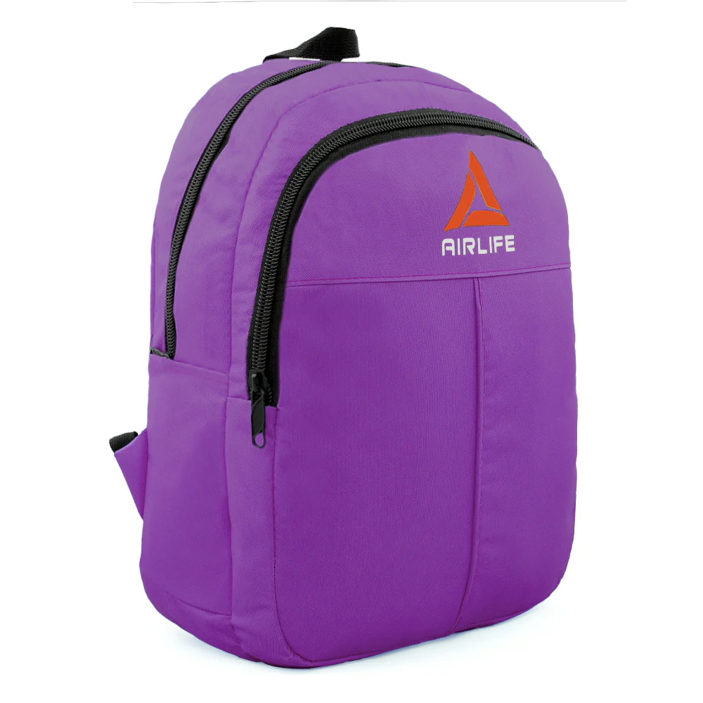 AIRLIFE 2-ZIPPER BACKPACK - L.PURPLE - Image 2