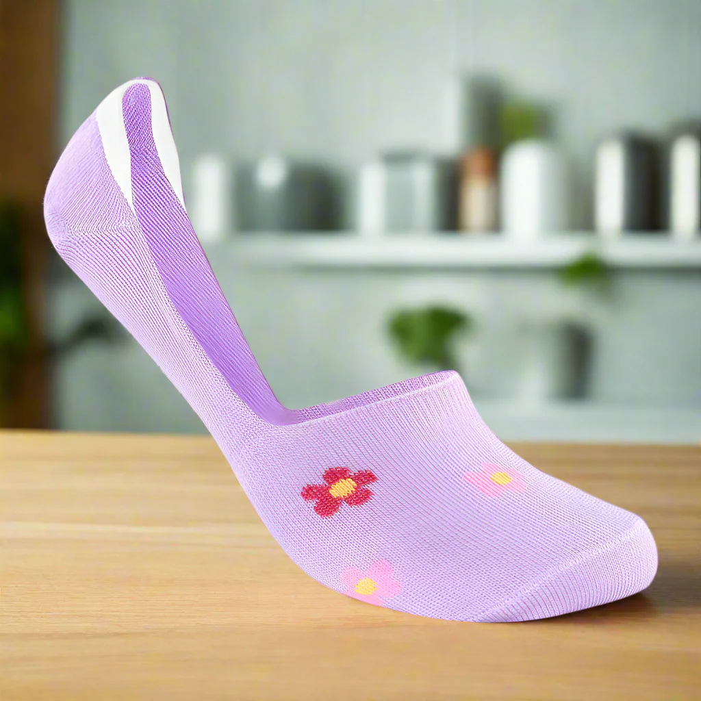 AIRLIFE SOFT INVISIBLE SOCKS - PURPLE