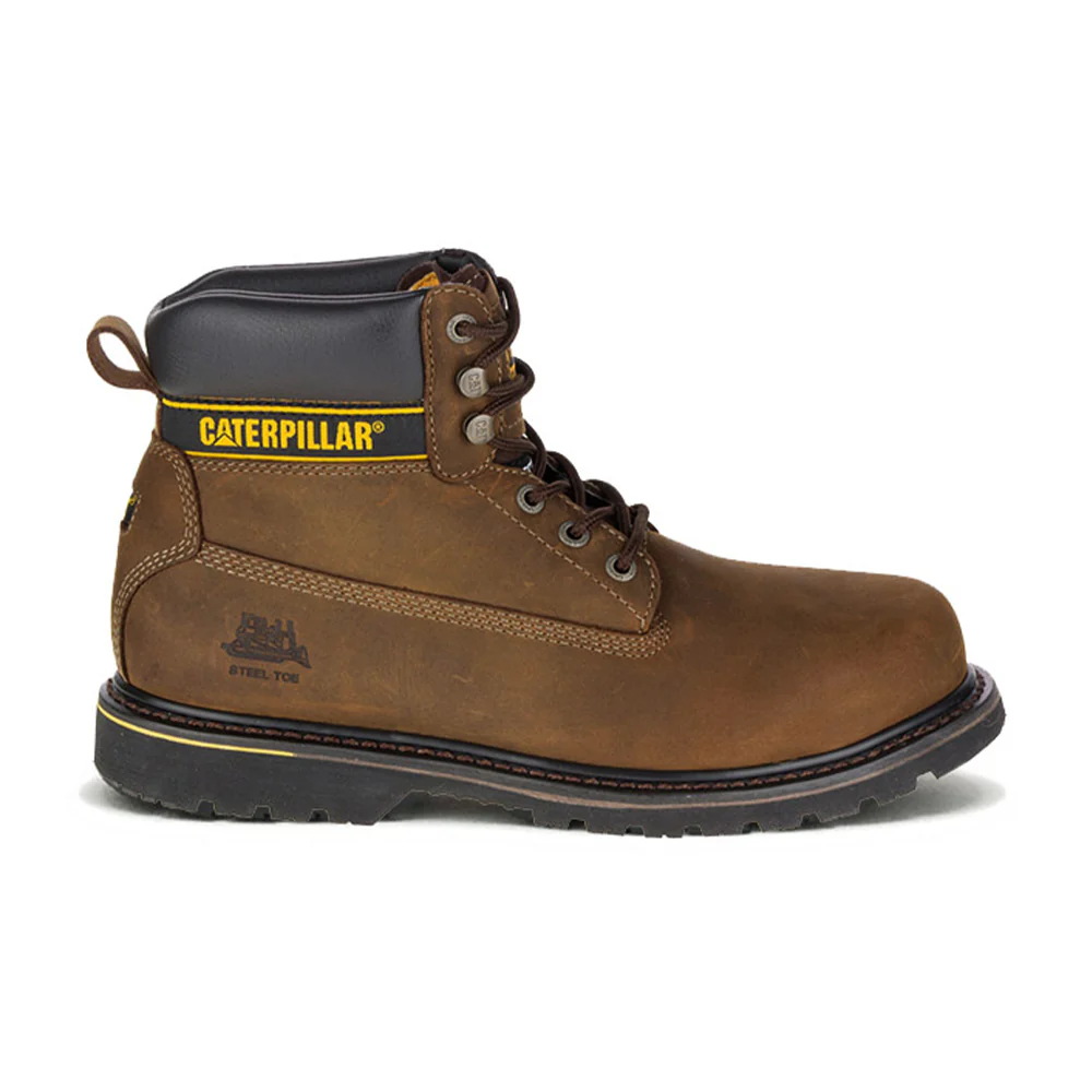 CAT HOLTON S3 HRO SRC SHOES - D.BROWN - Image 3