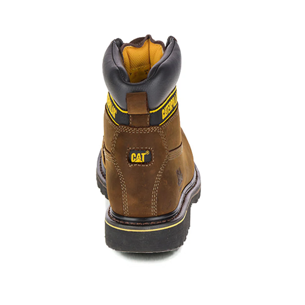 CAT HOLTON S3 HRO SRC SHOES - D.BROWN - Image 5