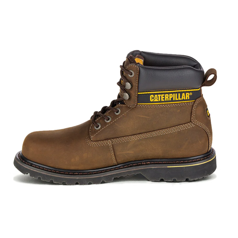 CAT HOLTON S3 HRO SRC SHOES - D.BROWN - Image 7